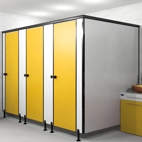 Laminate washroom cubicle - DEBO-Locker-015 - DEBO - HPL / toilet / for public building