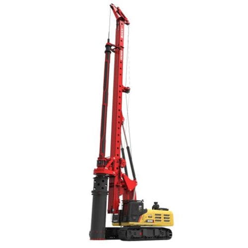 Rotary drilling rig - SR400R-W10 - SANY GROUP - diesel engine / construction / crawler