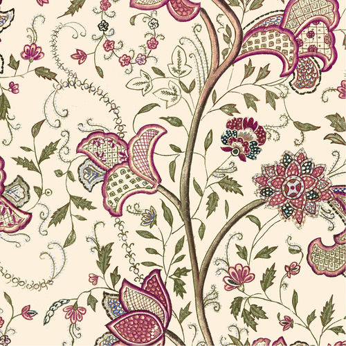 Contemporary wallpaper - RW317 Chandernagor - Iksel Decorative Arts - fiberglass / vinyl / nature pattern