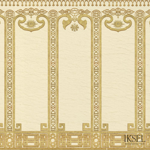 Contemporary wallpaper - AR652 Brighton Ming - Iksel Decorative Arts - vinyl / fiberglass / geometric pattern