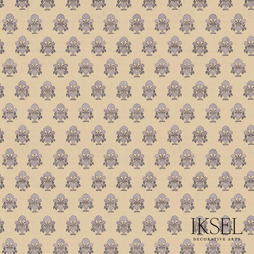 Contemporary wallpaper - RW319 Mogul Bouquet - Iksel Decorative Arts - vinyl / fiberglass / nature pattern