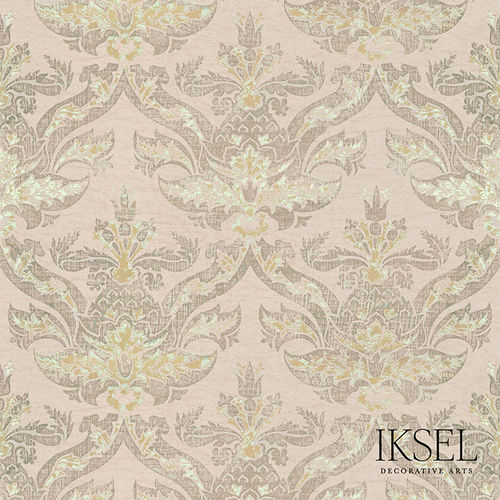 Contemporary wallpaper - RW404 Rialto - Iksel Decorative Arts - vinyl / fiberglass / nature pattern