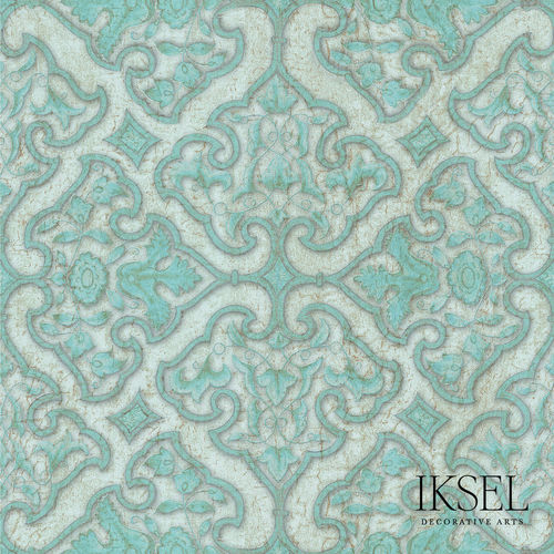 Contemporary wallpaper - RW529 Saadi - Iksel Decorative Arts - vinyl / fiberglass / nature pattern