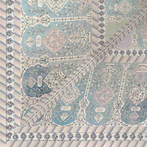 Contemporary wallpaper - CE131 OTTOMAN TENT PASHA CEILING - Iksel Decorative Arts - vinyl / fiberglass / floral