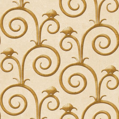Contemporary wallpaper - DECO SPIRALS LARGE RW446 - Iksel Decorative Arts - fiberglass / vinyl / Art Deco pattern