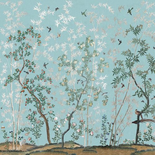 Upholstery fabric - EASTERN EDEN RF721 - Iksel Decorative Arts - for curtain / for interior design / nature pattern