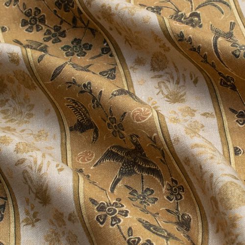 Curtain fabric - DELHI STRIPE L. RF923B - Iksel Decorative Arts - wall / upholstery / striped