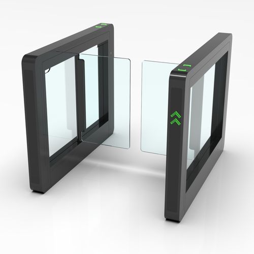 Access control speed gate - SFZ-120 - Goosafe Security Control Co., Ltd - security / glass / stainless steel