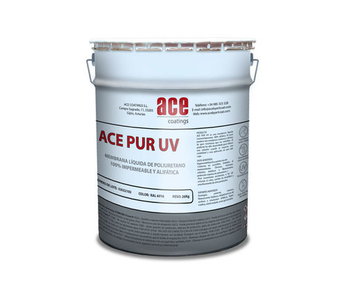 Polyurethane waterproofing - ACE PUR UV - Ace - patio / PUR / single-component