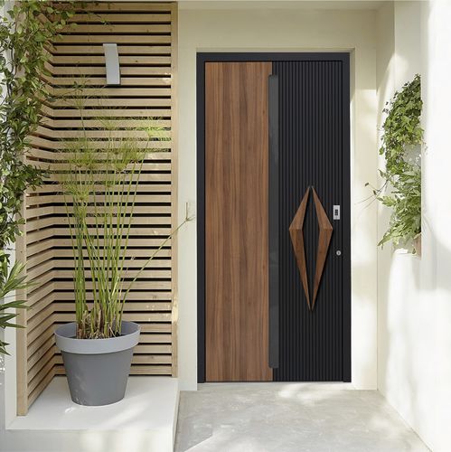 Entry door - LockArt - VitraQ - aluminium / swing / contemporary