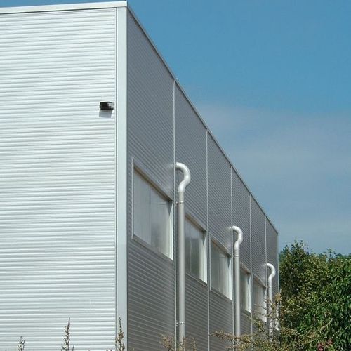 Facade insulating sandwich panel - ISO TP - ISOMEC - for wall / aluminum facing / Polyisocyanurate PIR core