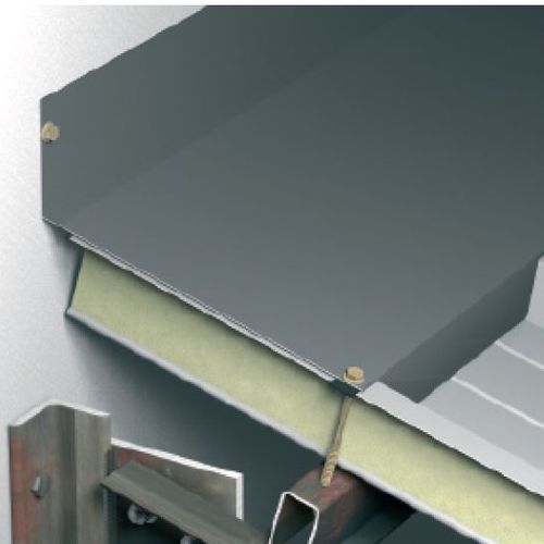 Aluminum roof edge WALL RIDGE ISOMEC