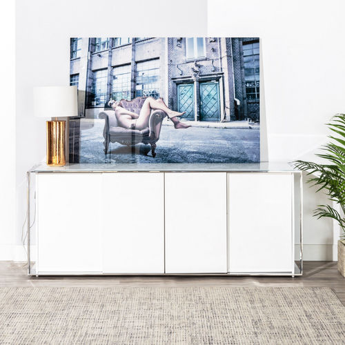 Contemporary sideboard - SUITE - CAMINO A CASA - MDF / particle board / with sliding door