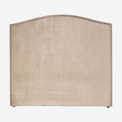 Double bed headboard - HACIENDA - CAMINO A CASA - contemporary / velvet / pine