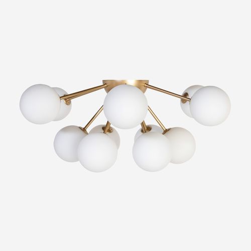Contemporary ceiling light - 861-023768 - CAMINO A CASA - glass / metal / other light sources