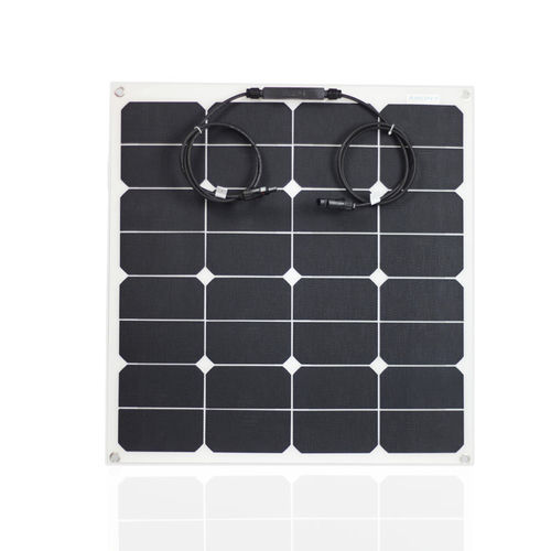 Flat PV solar panel - EGO S50W - SHENZHEN AHONY POWER CO.,LTD - flexible / black