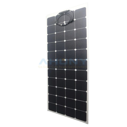 Flat PV solar panel - EGO S 150W - SHENZHEN AHONY POWER CO.,LTD - flexible / black / vertical