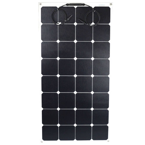 Flat PV solar panel - EGO S 110W - SHENZHEN AHONY POWER CO.,LTD - flexible / black / vertical