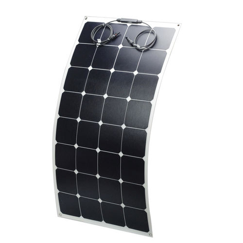 Flat PV solar panel - EGO S100W - SHENZHEN AHONY POWER CO.,LTD - flexible / black / vertical