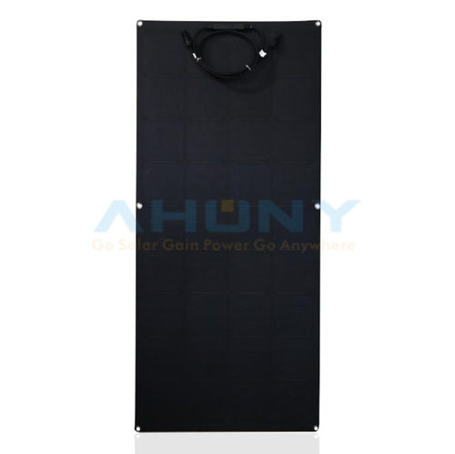 Flat PV solar panel - EGO P110W - SHENZHEN AHONY POWER CO.,LTD - flexible / black / vertical