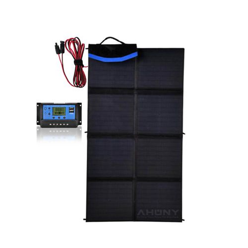 Monocrystalline PV solar panel - eMobi F8*20w - SHENZHEN AHONY POWER CO.,LTD
