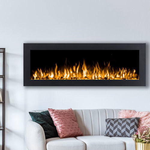 Electric fireplace - INTU - IGNIS Development, Incorporated - built-in / wall / Single-sided