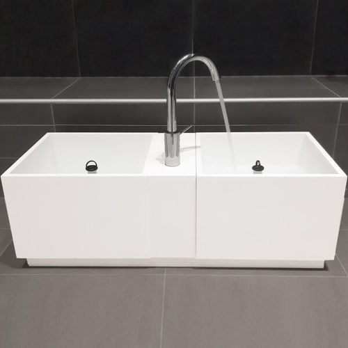 Acrylic resin foot bath - 295-FBD - Fire Ice Systemtec Georg Zelger e.K. - commercial / free-standing