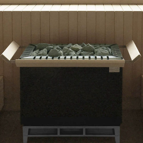Electric sauna heater - Pyro 4 - Fire Ice Systemtec Georg Zelger e.K. - 0 - 5 kW / 20 kW...50 kW / floor-mounted