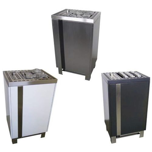 Electric sauna heater - THERMOS-vapo-S - Fire Ice Systemtec Georg Zelger e.K. - 10 kW...20 kW / 5 kW...10 kW / wall-mounted