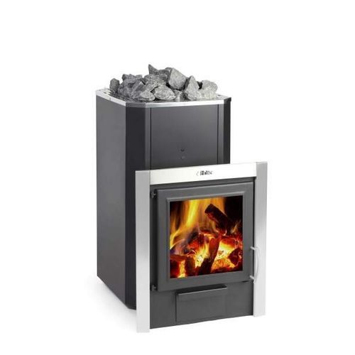 Wood-burning sauna heater - FinTec Finn mh - Fire Ice Systemtec Georg Zelger e.K. - 9 kW / floor-mounted / metal