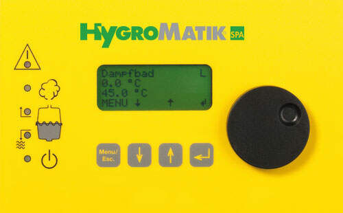 Steam bath control unit - Comfort Plus - Fire Ice Systemtec Georg Zelger e.K. - for sauna / colored