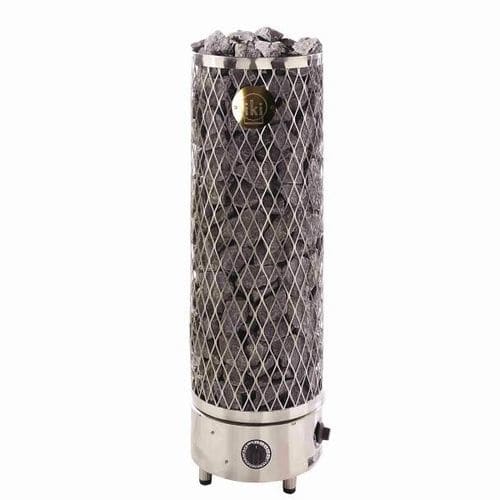 Electric sauna heater - iki - Fire Ice Systemtec Georg Zelger e.K. - 7.5 kW / floor-mounted / metal