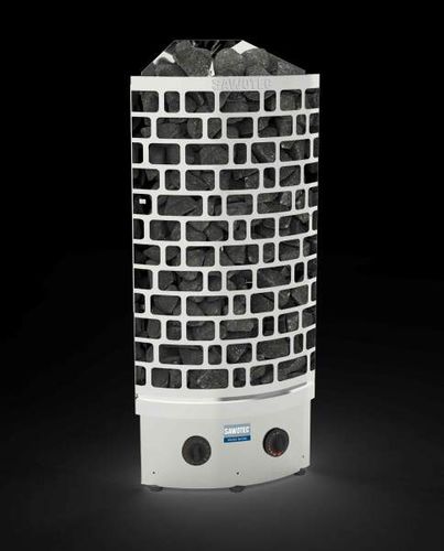 Electric sauna heater - ari eck - Fire Ice Systemtec Georg Zelger e.K. - 7.5 kW / floor-mounted / stainless steel