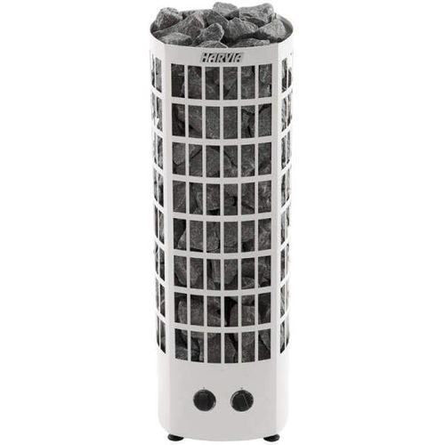 Electric sauna heater - Cilindro pc70e - Fire Ice Systemtec Georg Zelger e.K. - 7 kW / floor-mounted / stainless steel