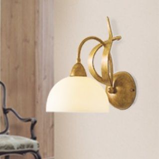 Traditional wall light - 1720/1A - LAM Export - indoor / steel / glass