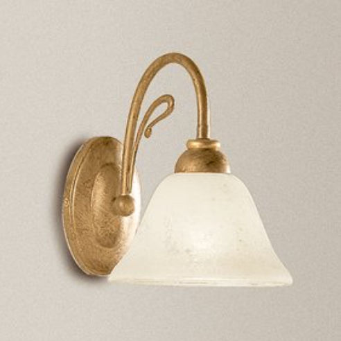 Traditional wall light - 2383/1A - LAM Export - indoor / steel / glass