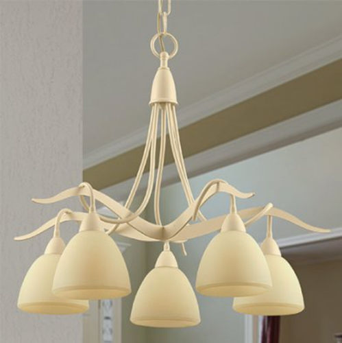 Traditional chandelier - 4280/5 - LAM Export - glass / steel / 5 light