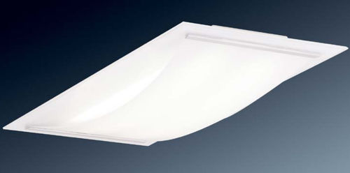 Contemporary ceiling light - POEMA - LAM Export - glass / steel / LED