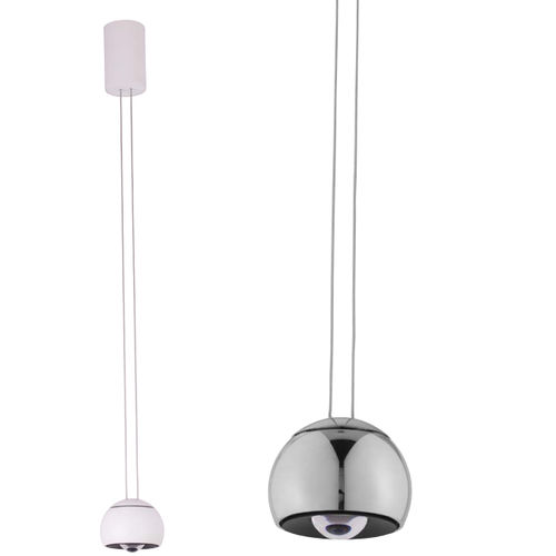 Pendant lamp - ANTARES - LAM Export - steel / anodized aluminum / PMMA