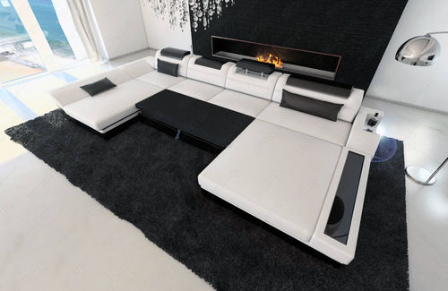 Corner sofa - CHICAGO U - Sofa dreams - contemporary / leather / synthetic leather