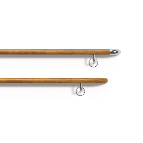 Beech handrail - HRW-6 - CS Construction Specialties - oak / maple / handicapped