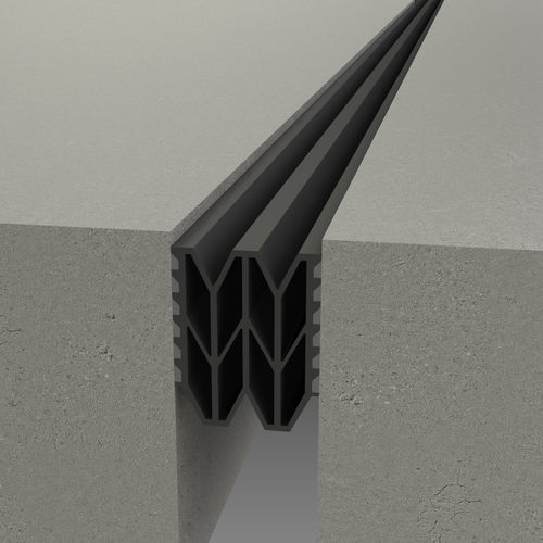 EPDM joint cover - HB SERIES - CS Construction Specialties - extruded rubber / epoxy / for expansion joints