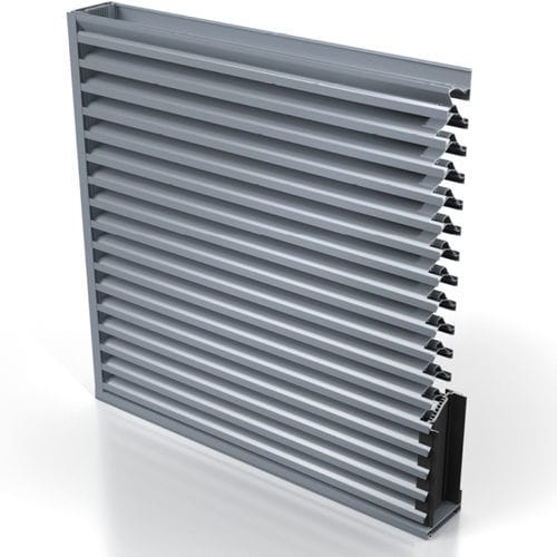 Aluminum ventilation grill - RSH-5700AL - CS Construction Specialties - rectangular / exterior / commercial