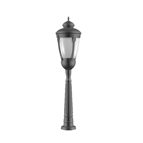 Garden bollard light - VETERIS  - HB LUX LIGHTING - HB LUX TEKNOLOJI SAN VE TIC LTD - traditional / cast aluminum / galvanised steel