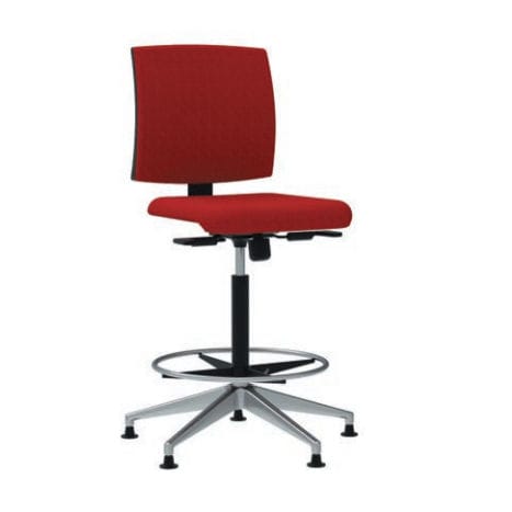 Standard highchair - COMFORT - JULCAR - on casters / for office / fabric
