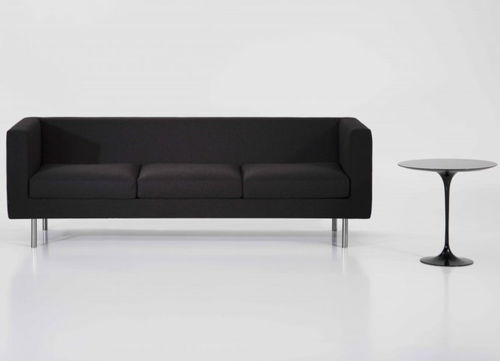 Contemporary sofa - KUBO - 1B - JULCAR - fabric / synthetic leather / with removable cushion