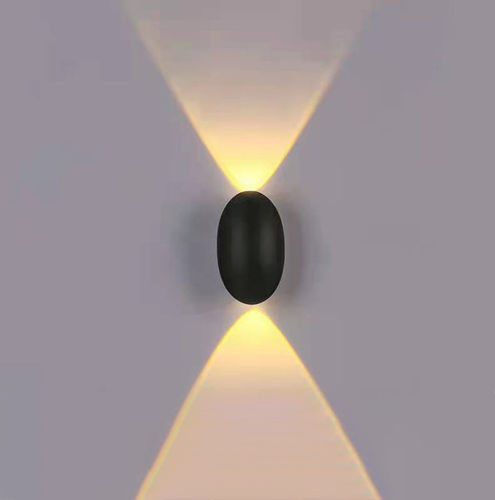Modern wall light - KD-LWL-A20B - kindom opto-electronic co.,ltd - outdoor / aluminum / fixed