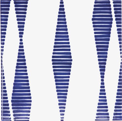 Ceramic tile - Blue Type 16 - mavi ceramica - enameled / indoor / outdoor