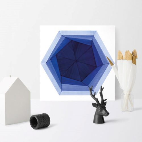 Ceramic hexagonal tile - Multicolor - mavi ceramica - enameled / indoor / kitchen