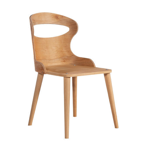 Contemporary chair - P-216 - Papelci - indoor / plywood / wooden base